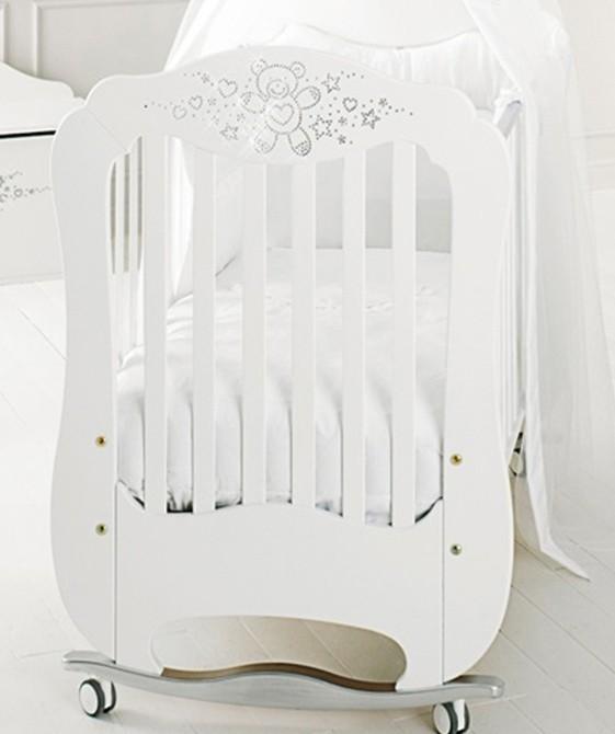 Patut copii Baby Expert Diamante White