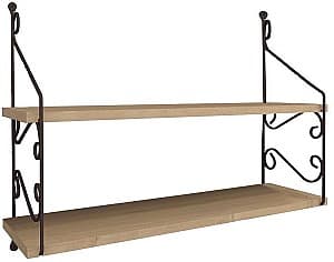 Полка на стену Trendy Seramoni 2'li Дуб (Бежевый)