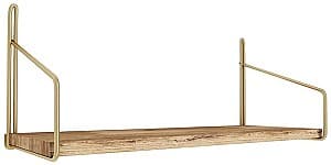Raft de perete Trendy Deco Auriu/Maro