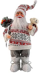 Новогодние украшение Christmas Дед Мороз Silver Scandinavian (56877)