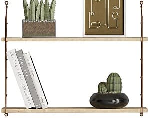 Полка на стену Trendy Armoni 2'li Дуб (Бежевый)