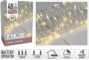 Luminite de Craciun Christmas Fir soft 48microLED alb-cald