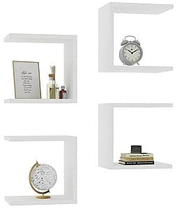 Raft de perete Trendy Base Alb