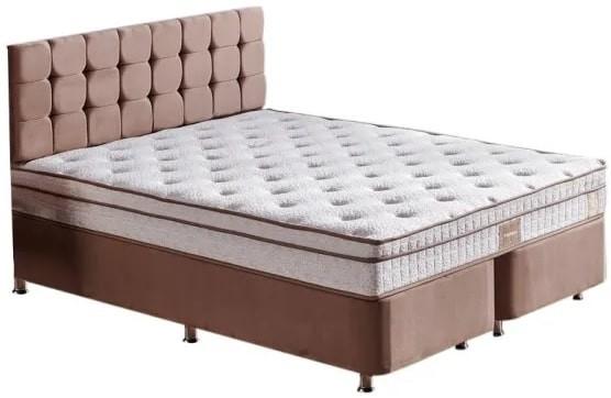 Кровать Trendy Helen 180x200 см Светло Коричневый + Матрас