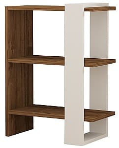 Стеллаж Trendy Gaye Орех (Коричневый)/Белый