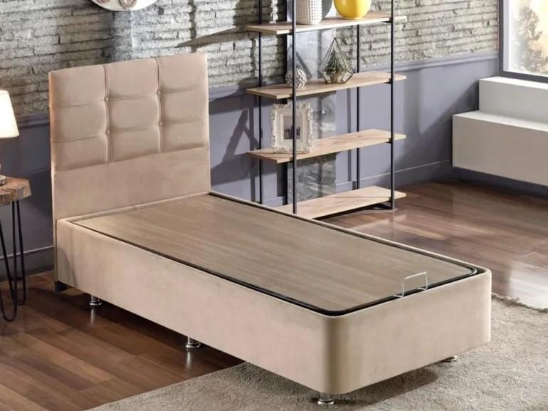 Кровать Trendy Polo 90x190 см Светло Коричневый