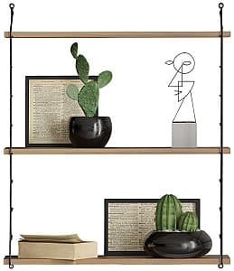 Полка на стену Trendy Armoni 3'lu Орех (Коричневый)