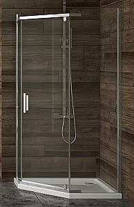 Cabina de dus New Trendy New Komfort Pentagonal 80x80x195 Hinged 8mm K-0803
