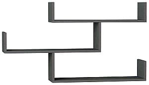 Raft de perete Trendy Tibet Antracit (Gri)
