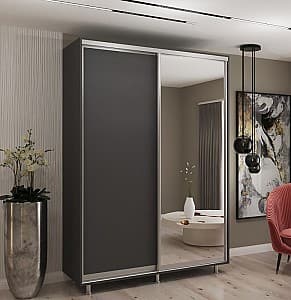 Dulap-cupe My-Style 1.1 x H2.4 m Pal + Oglinda Antracit