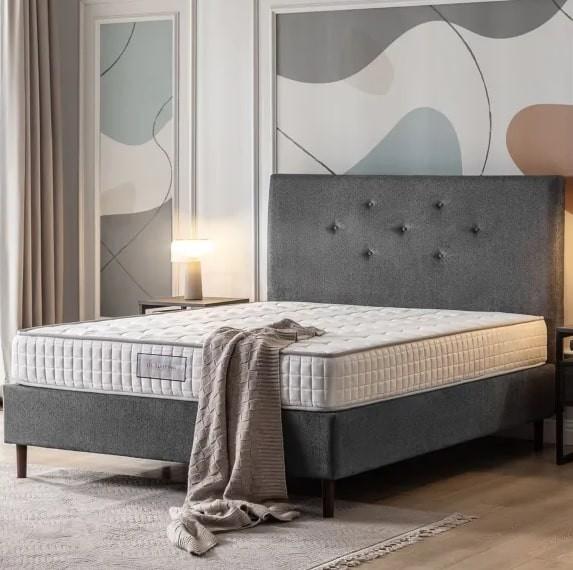 Saltea Trendy Grey 160x200 cm Alb