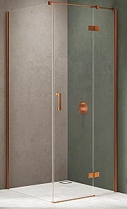 Cabina de dus New Trendy Nesta Copper Brushed Rectangular L 90x90x200 Hinged K-4598