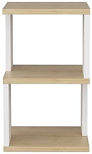 Прикроватная тумбочка Trendy Carter Дуб (Бежевый)/Белый