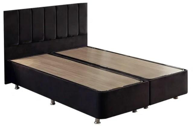Кровать Trendy Ela Single 90x190 см Черный