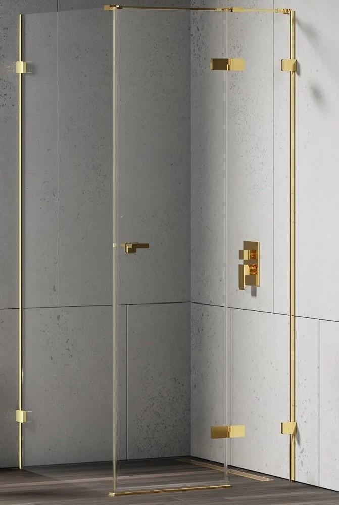 Cabina de dus New Trendy Eventa Gold Shine Rectangular R 100x100x200cm 8mm EXK-4734