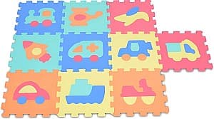 Коврик для детей Moni Puzzle Vehicles Multicolor