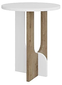 Masuta de cafea, reviste Trendy Luna Alb/Stejar (Bej)