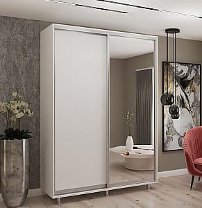 Шкаф-купе My-Style 1.4 x H2.4 м ДСП + Зеркало Пепельный