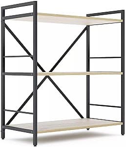 Etajera Nex Loft Antracit (Gri)/Stejar Artisan (Maro)