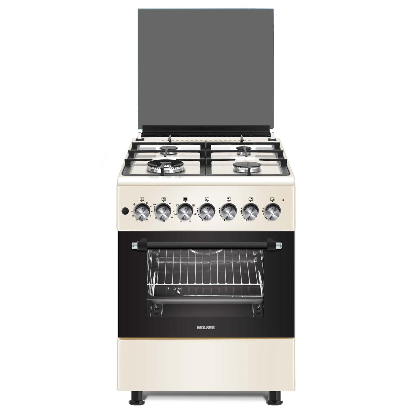 Aragaz, Plita de gaz Wolser WL-F 60602 IVORY TURBO FFD