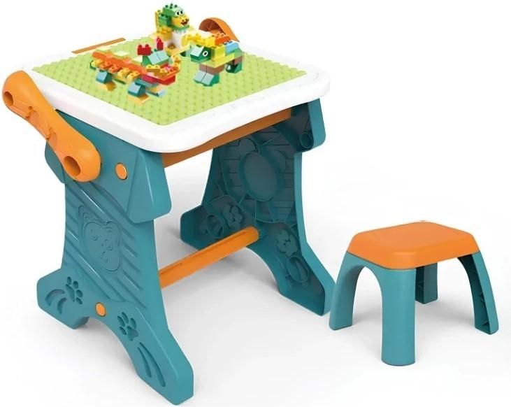Masă de scris pentru copii 4Play Learning Table 2in1