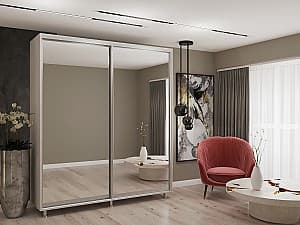 Шкаф-купе My-Style 2.0 x H2.4 м Зеркало Пепельный