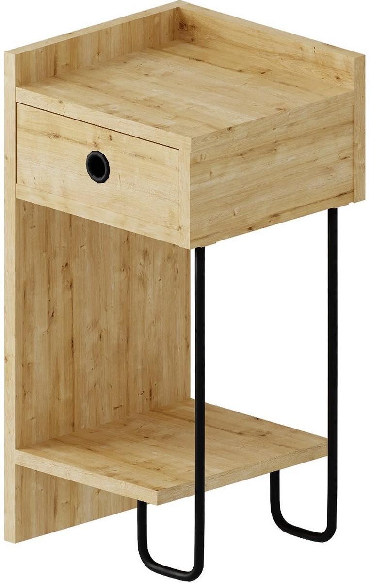 Noptiera Trendy Sirius Left Stejar (Bej) v2