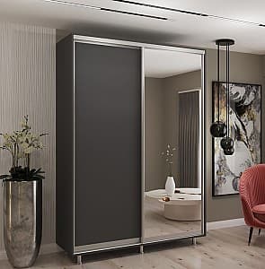 Dulap-cupe My-Style 1.6 x H2.4 m Pal + Oglinda Antracit