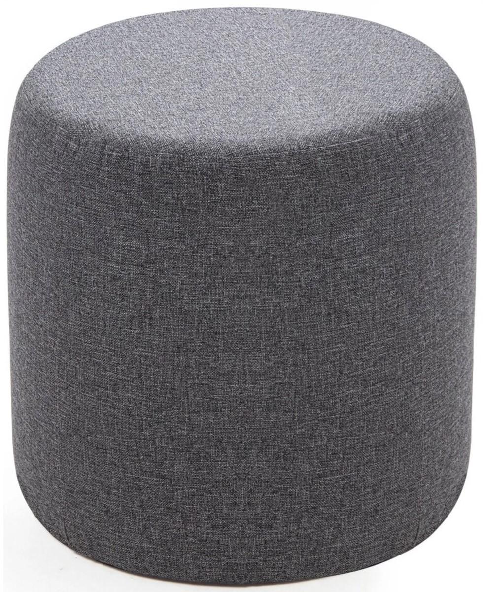 Bancheta si fotoliu puf Trendy Silindir Antracit (Gri)