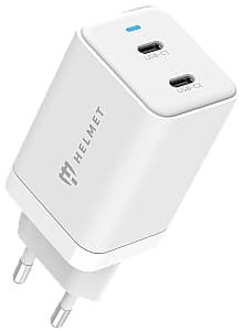 Зарядное устройство для телефона HELMET HMTGANQC45WWH White