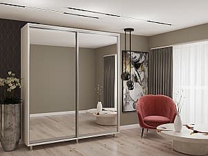 Шкаф-купе My-Style 2.2 x H2.4 м Зеркало Пепельный