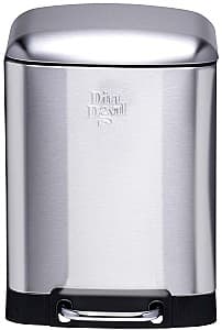 Мусорное ведро Dirt-Devil Pedal Bin 6 L Soft Close Silver