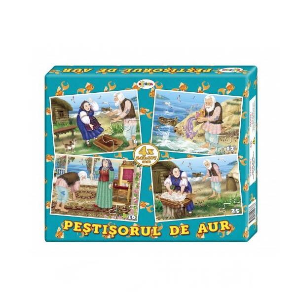 Puzzle Dorinta 140959 Pestisorul de aur
