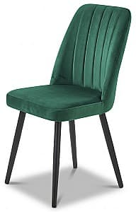 Scaun fier Kelebek Gold (Velur) Verde / Negru