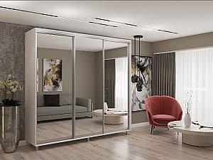 Шкаф-купе My-Style 2.3 x H2.4 м Зеркало Белый