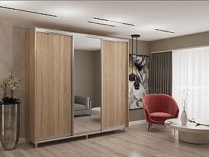 Шкаф-купе My-Style 2.3 x H2.4 м ДСП + Зеркало Дуб Сонома