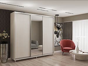 Шкаф-купе My-Style 2.4 x H2.4 м ДСП + Зеркало Пепельный