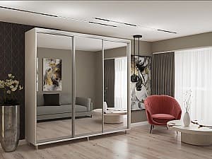 Шкаф-купе My-Style 2.5 x H2.4 м Зеркало Пепельный