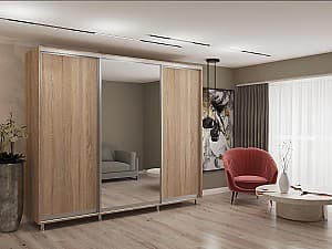 Шкаф-купе My-Style 2.6 x H2.4 м ДСП + Зеркало Дуб Сонома