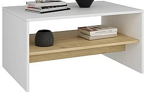 Журнальный столик Trendy Apollon Белый/Сапфировый дуб (Бежевый)