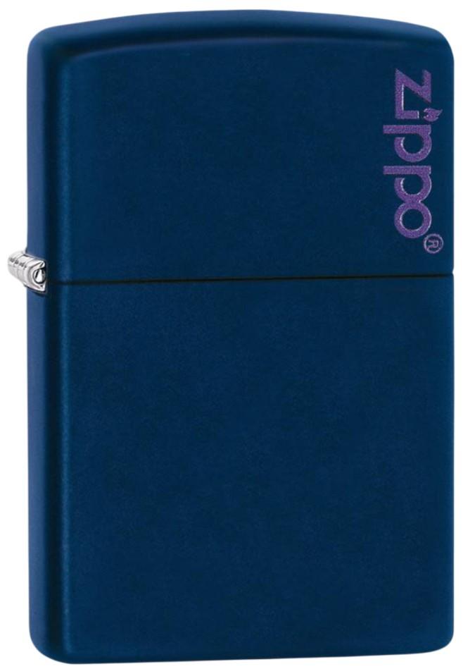 Зажигалка Zippo Classic Matte Navy Logo 239ZL