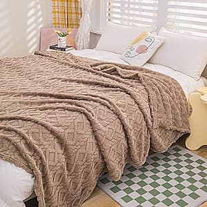 Покрывало Relaxe Home Tufted Fleece 200x230 cm Brown