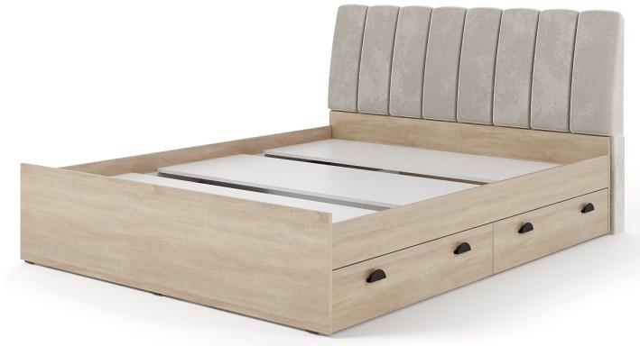 Кровать ML Mobila Рио №15 1600 Дуб Сонома