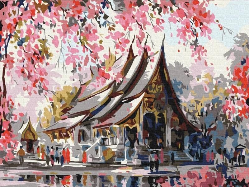 Tablou pe numere BrushMe Templu thailandez (RBS3259)