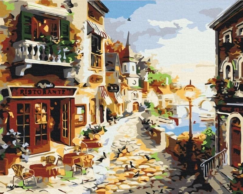 Tablou pe numere BrushMe Stradă de poveste (BS7233)