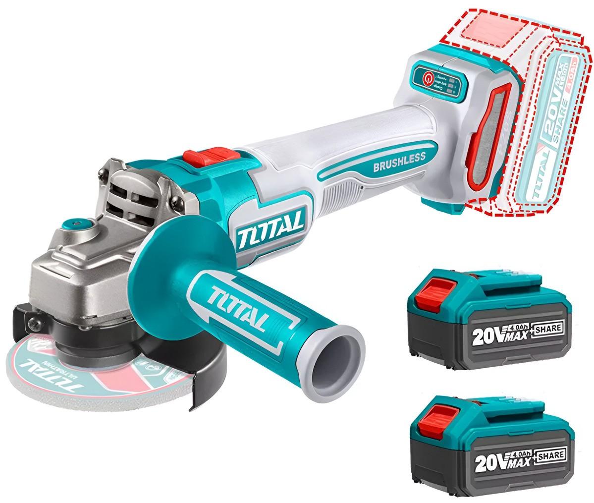 Болгарка (угловая шлифмашина) Total TAGLI211542