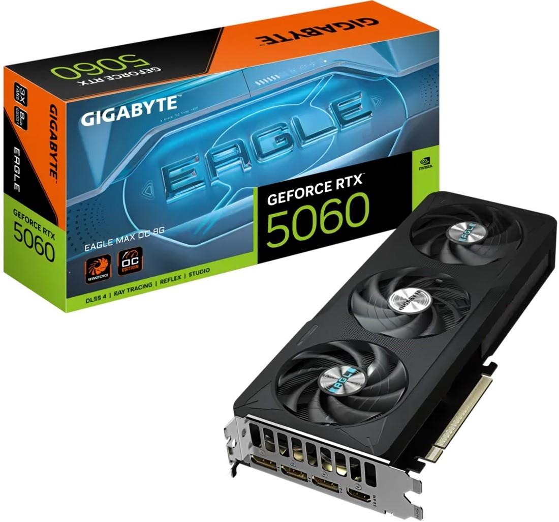 Placa video Gigabyte GeForce RTX 5060 Eagle Max OC 8G
