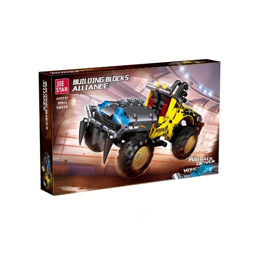 Конструктор Jie Star Желтый монстр-трак (58039)
