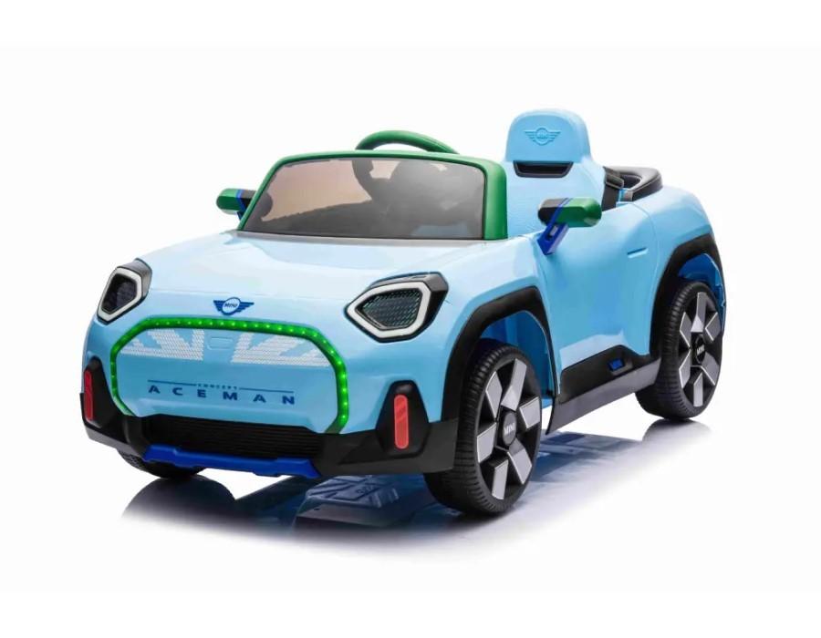 Maşină electrică Jiajia MINI Cooper JE1688 / 3 albastru