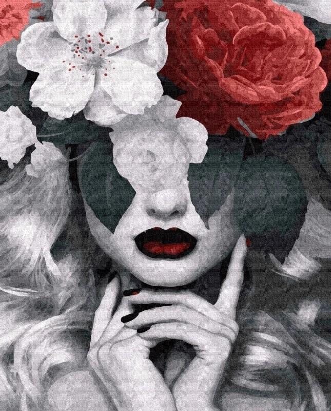 Картина по номерам Artissimo Женщина-цветок (PN7600)